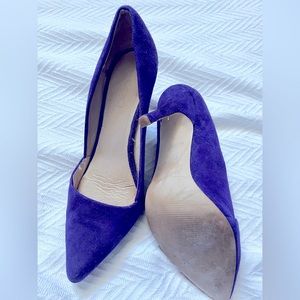 Aldo - purple suede heels
